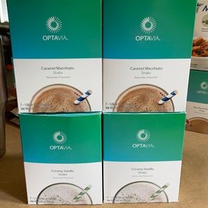 OPTAVIA vanilla & caramel macchiato shakes